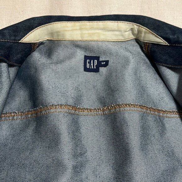 Vintage GAP Indigo Blue Denim Jacket - Size Small - Picture 7 of 8